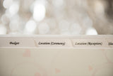 Wedding Planner Organizer Kit