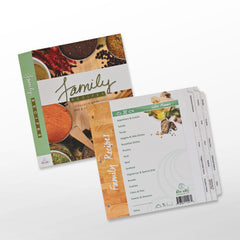 Family Recipe Organizer Kit: LONG Index Tabs